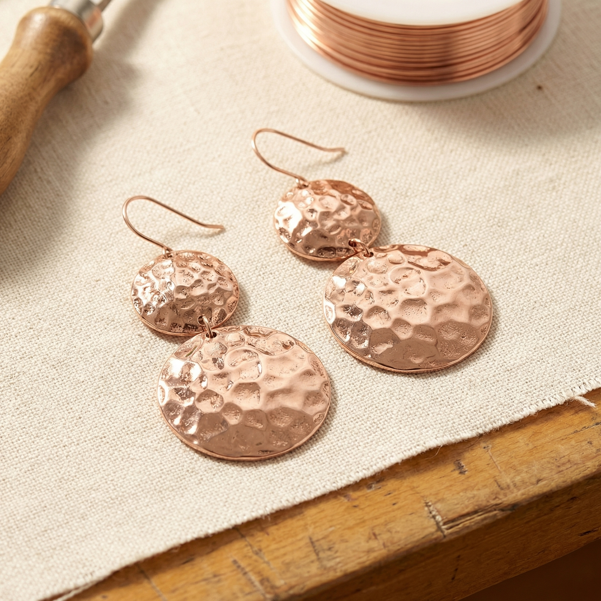 Aretes de Cobre Ember's Solstice
