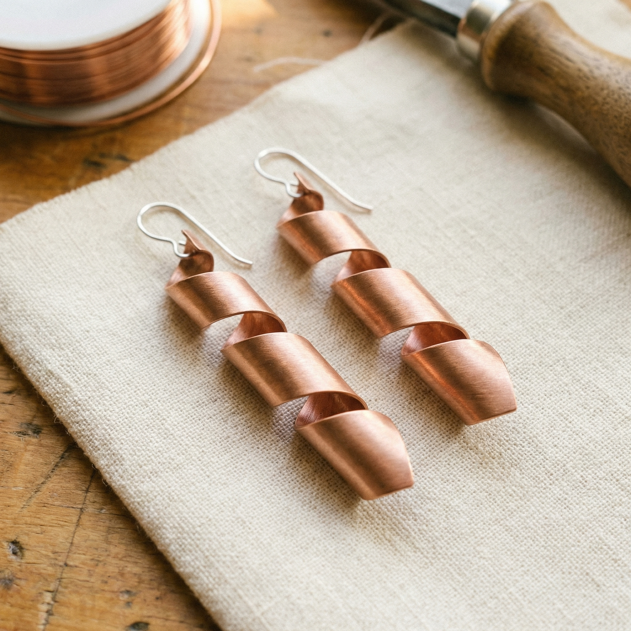 Aretes de Cobre Ember's Dusk