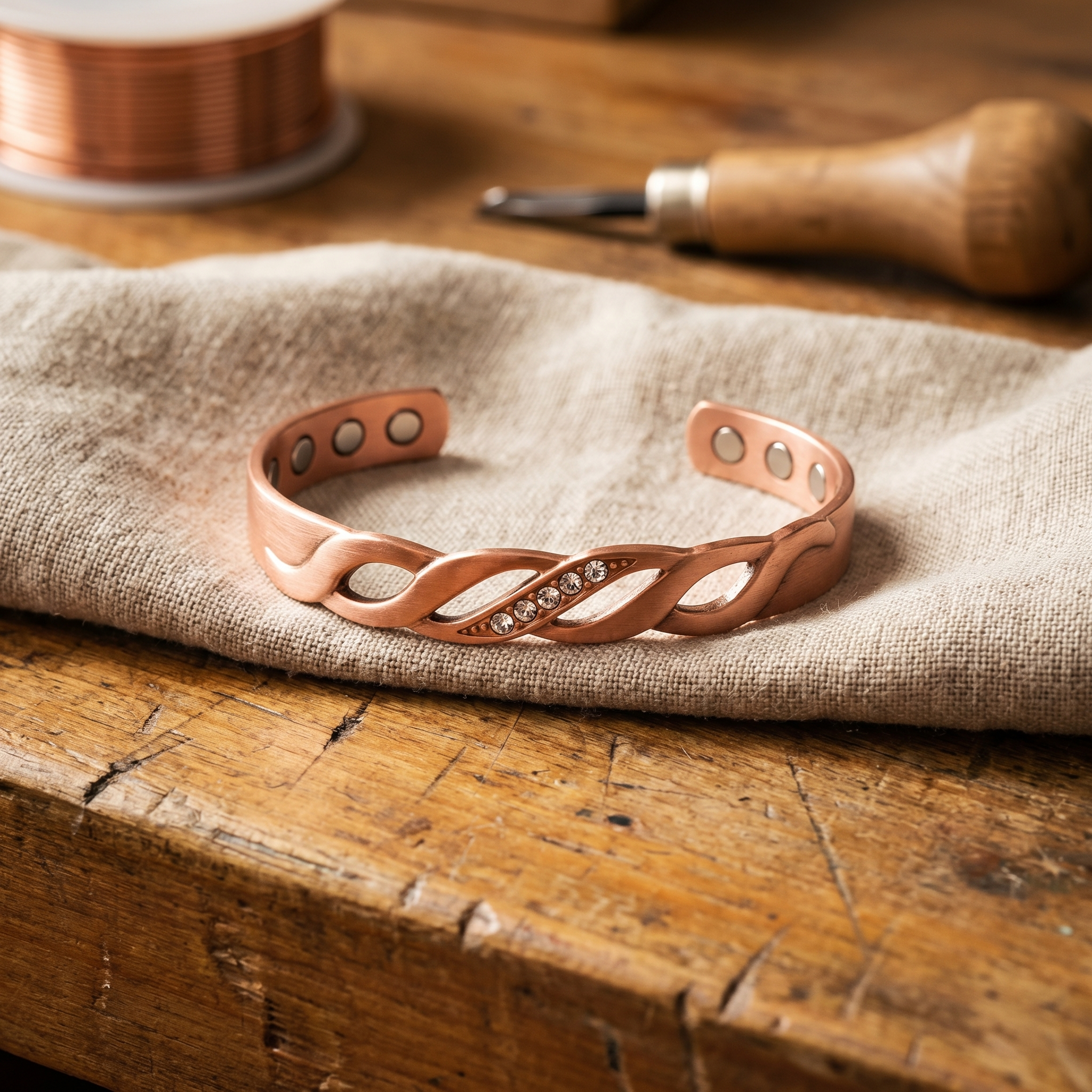 Pulsera de Cobre Ember's Seam