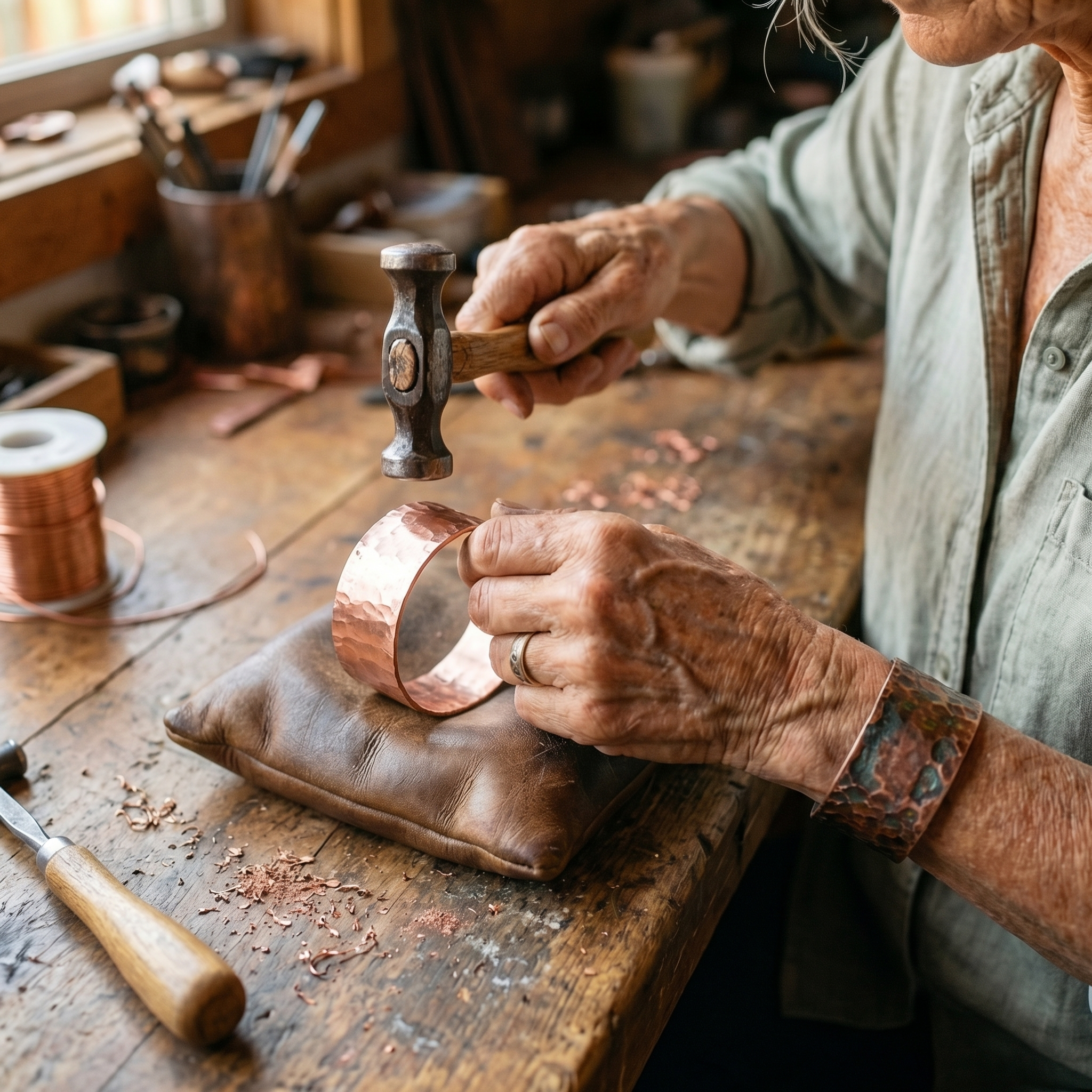 Pulsera de Cobre Ember's Anvil