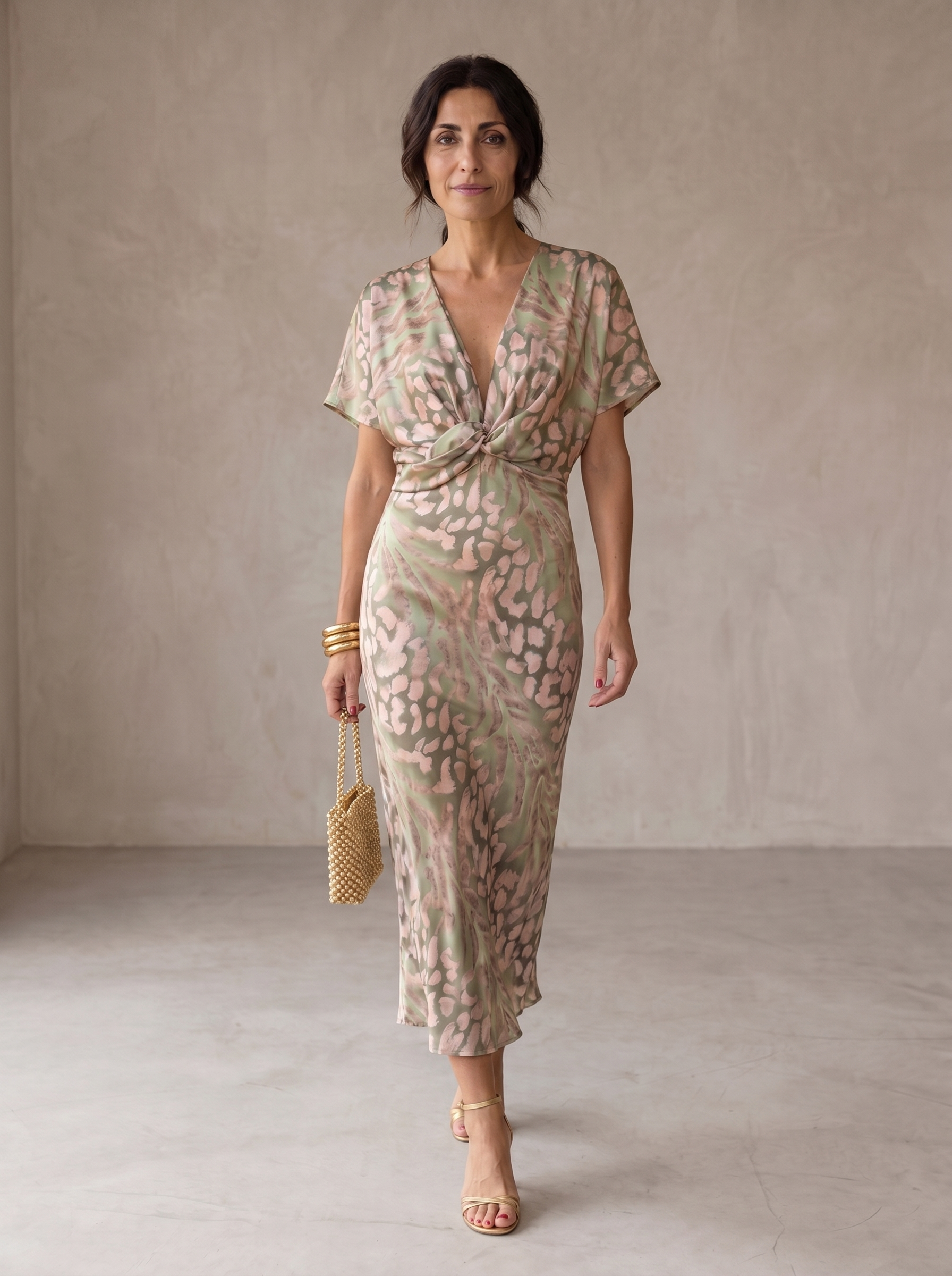 Antonella | Vestido Elegante de Tela Ligera y Fluida
