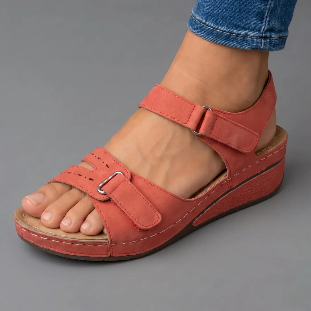 Sandalias Ortopédicas Cómodas con Tacón