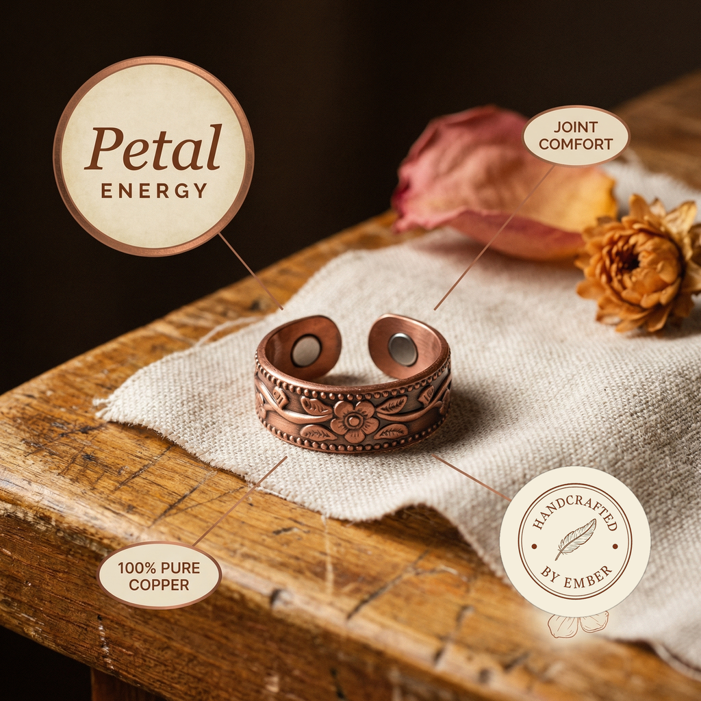 Anillo de Cobre Ember's Petal