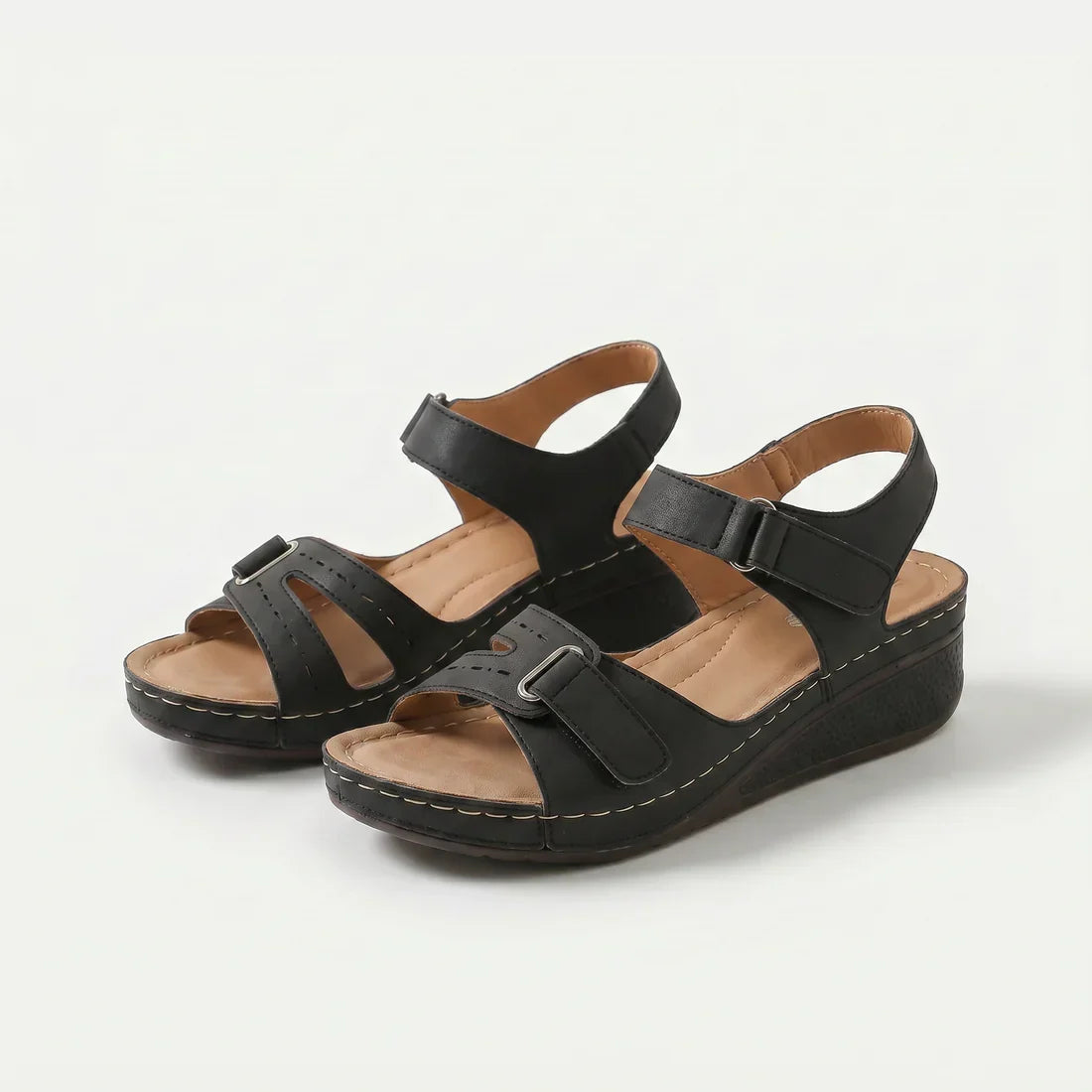 Sandalias Ortopédicas Cómodas con Tacón