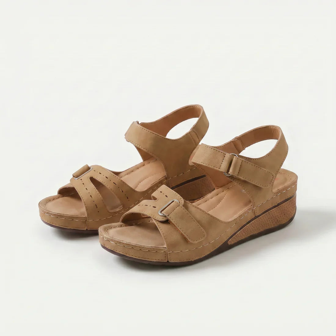 Sandalias Ortopédicas Cómodas con Tacón