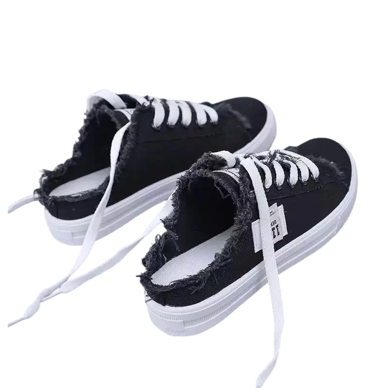 BREEZA™ | Zapatillas Mules Vaqueras para Mujer Diseño Deshilachado Casual