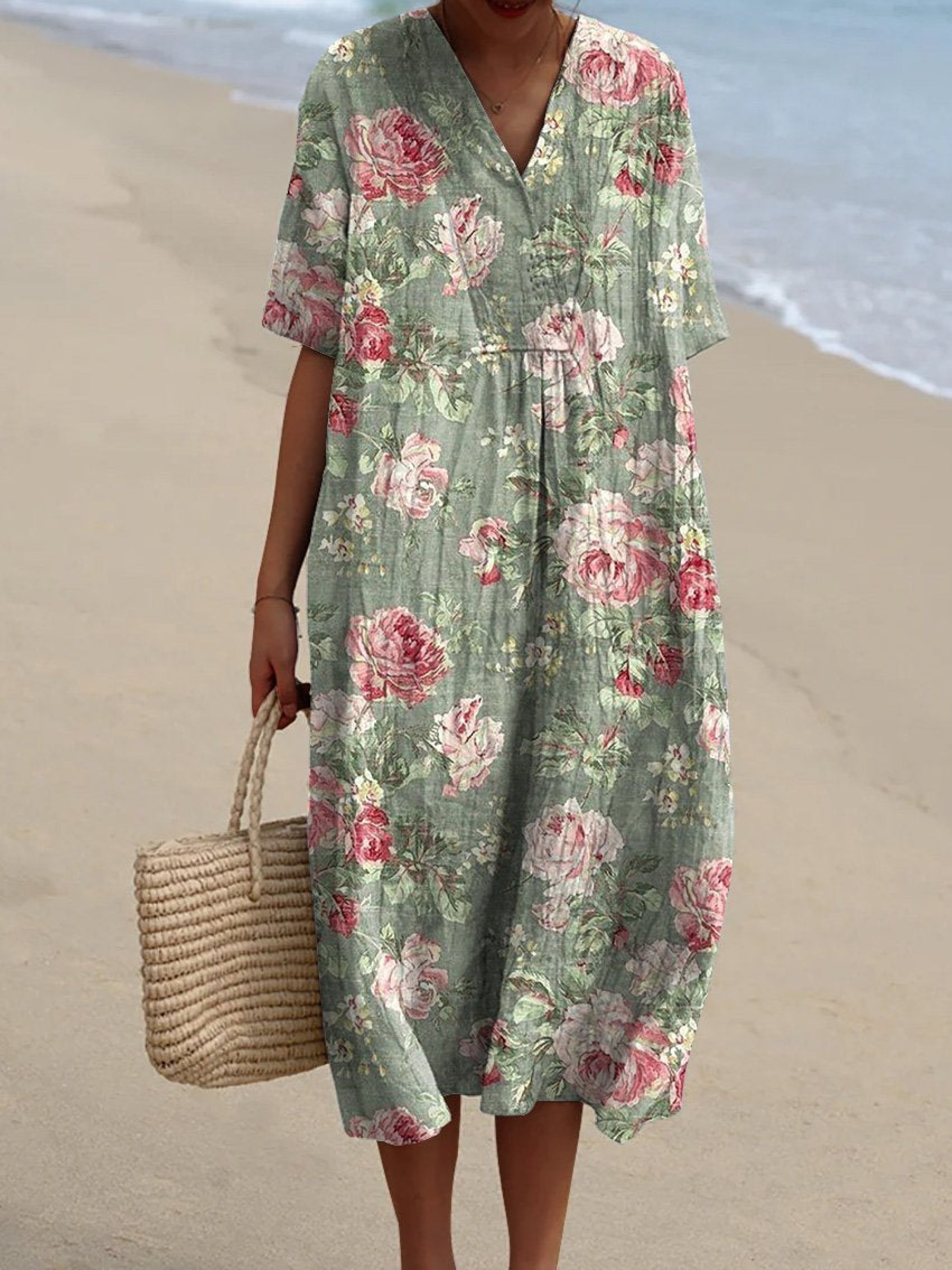 Lina | Vestido Floral Vintage
