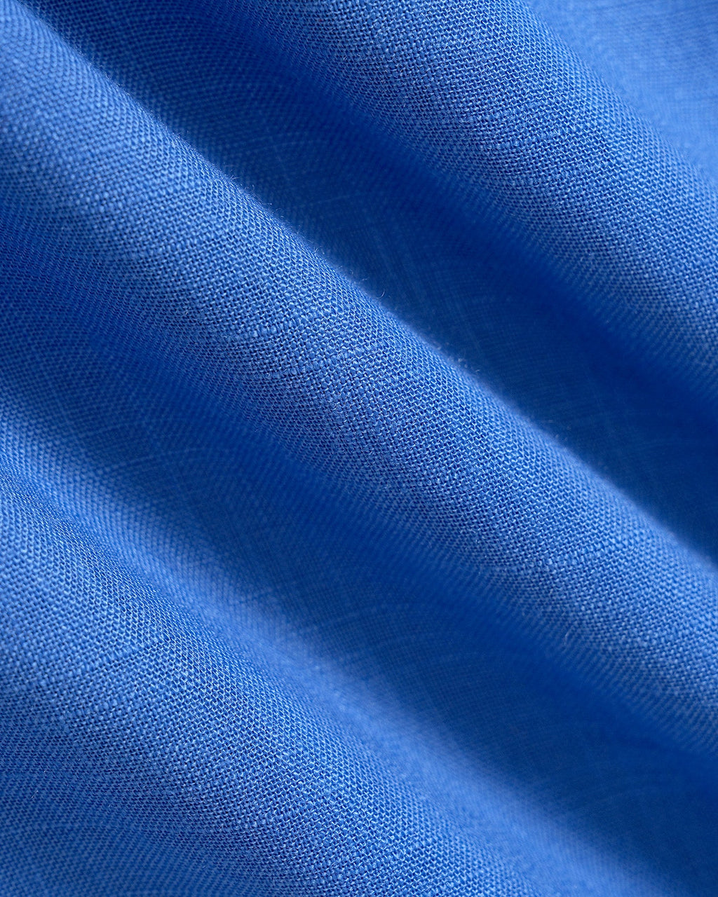 Vestido Midi Azul con Cuello Cuadrado, Lazos y Bolsillos
