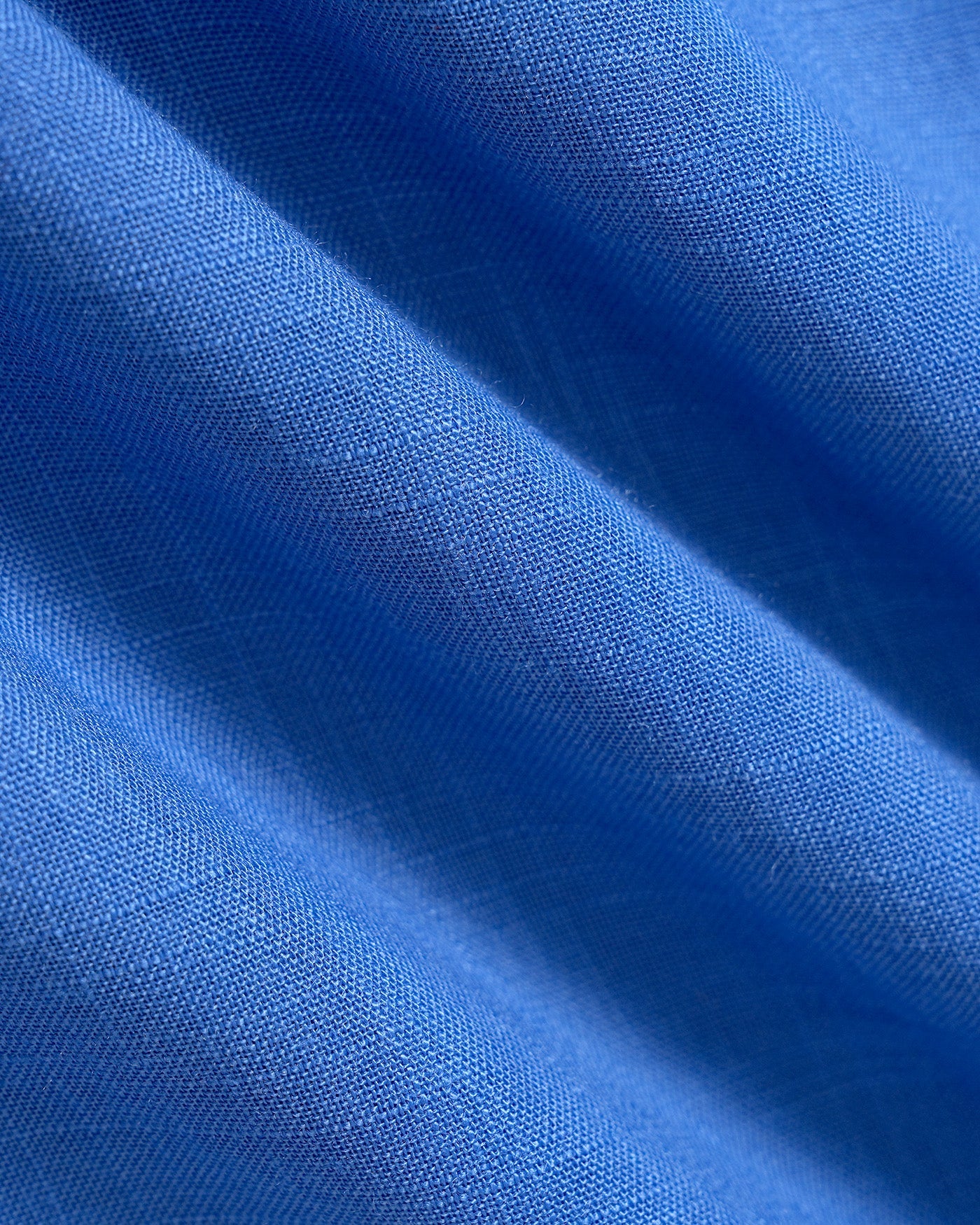 Vestido Midi Azul con Cuello Cuadrado, Lazos y Bolsillos