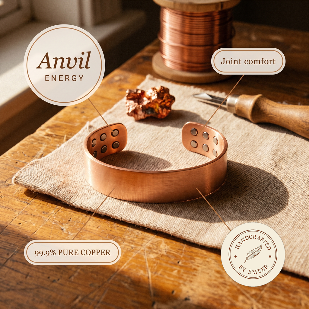 Pulsera de Cobre Ember's Anvil